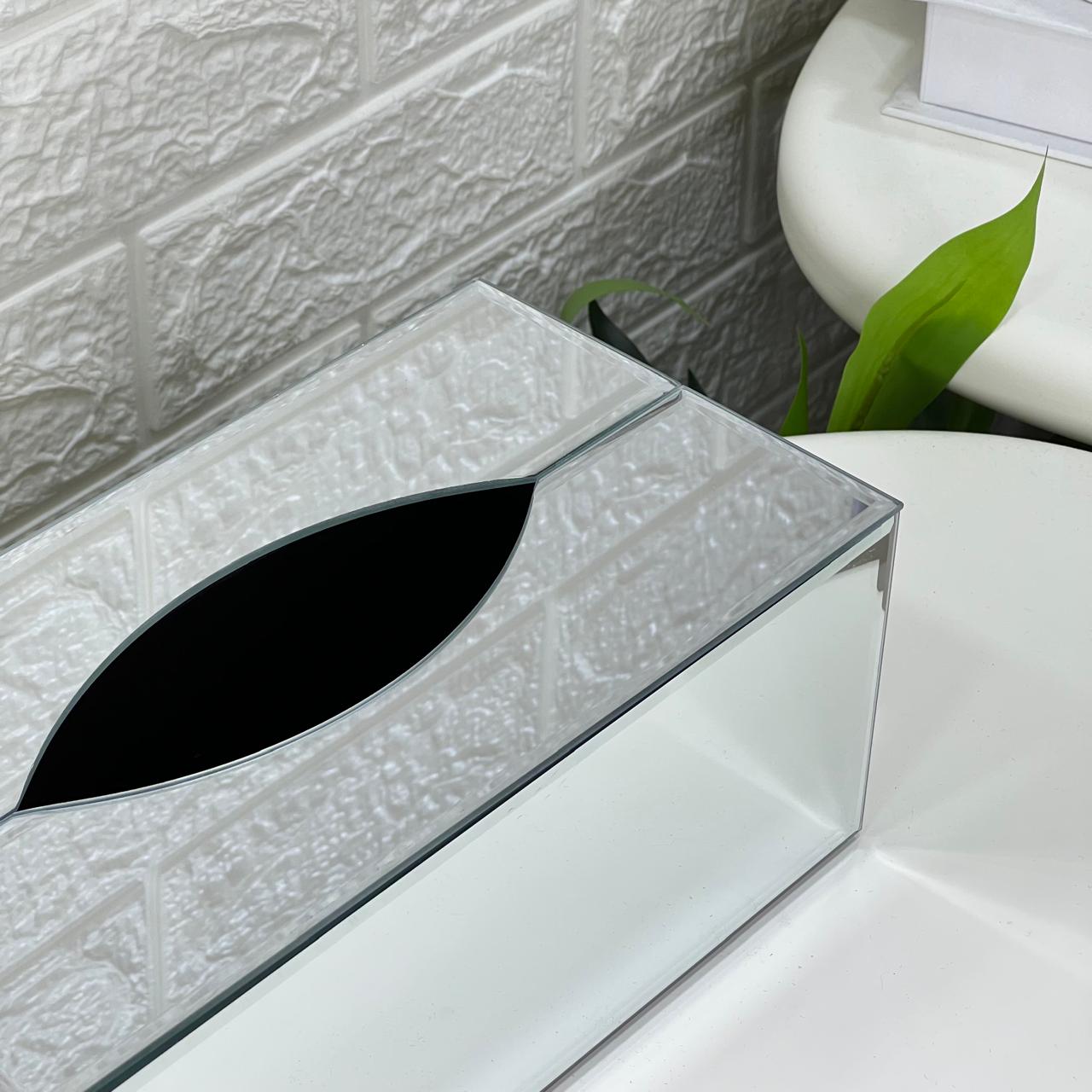 Luxury Sleek Mirror Tissue Box