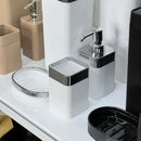 Chrome Rim 5 - Piece Bathroom Set