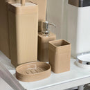 Chrome Rim 5 - Piece Bathroom Set