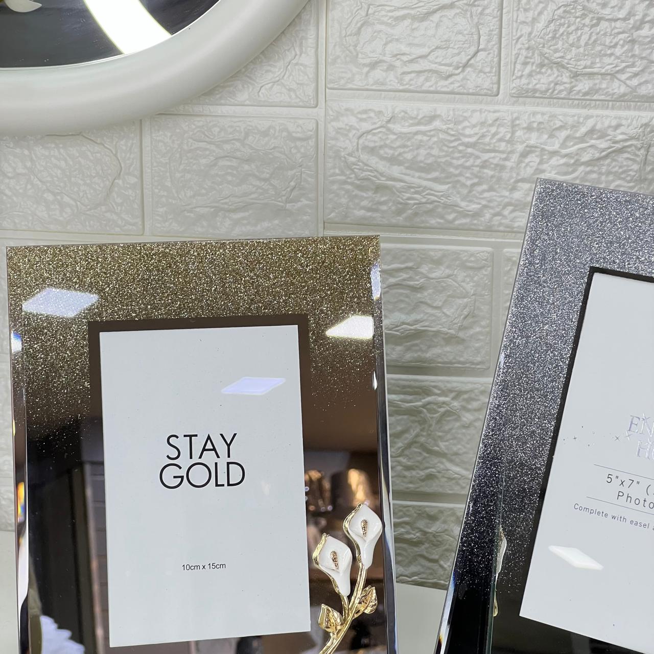 Glitter Mirror Frame