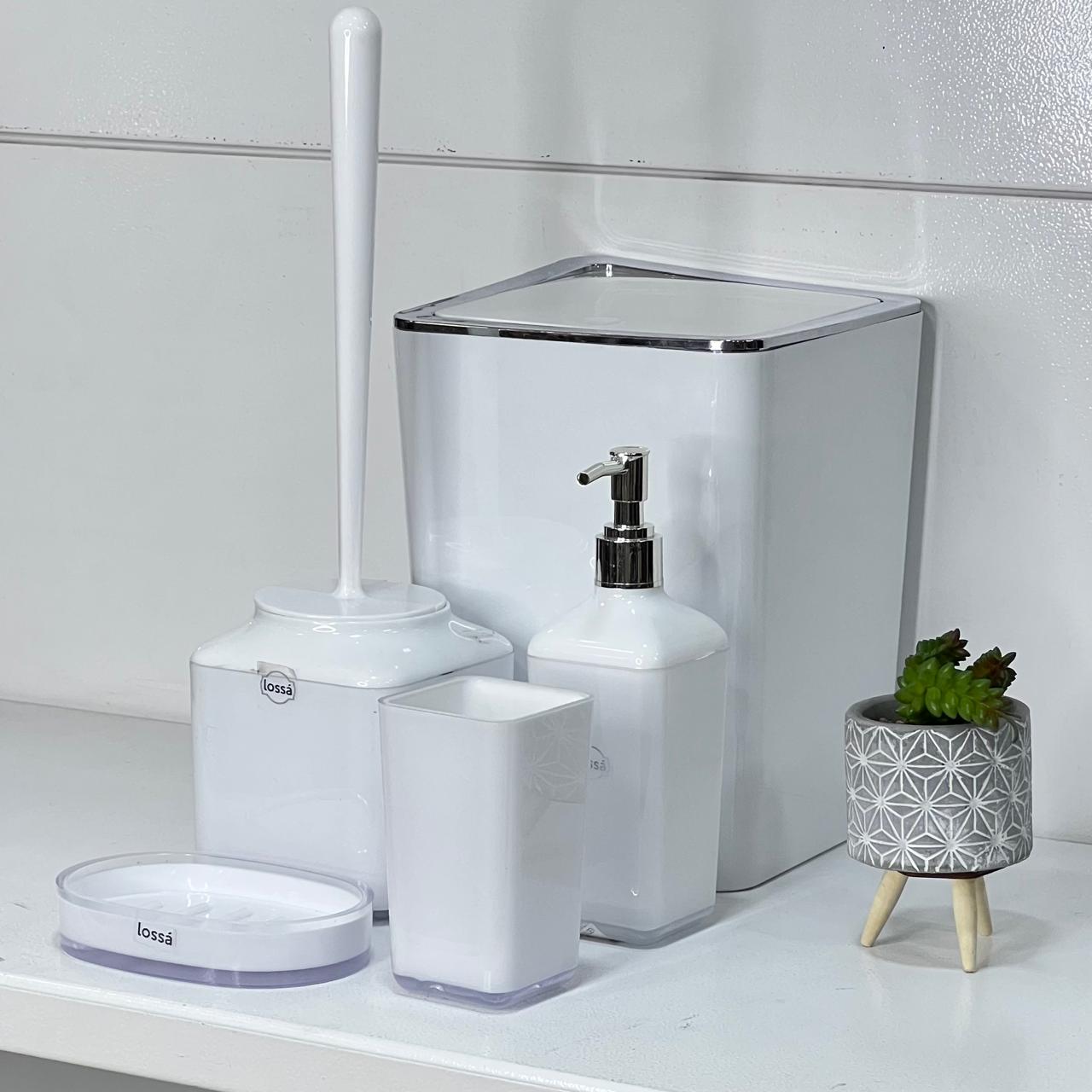 White 5-Piece Bathroom Set