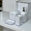 White 5-Piece Bathroom Set