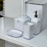 White 5-Piece Bathroom Set