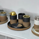 Ceramic Lux 5-Piece Bathroom Set