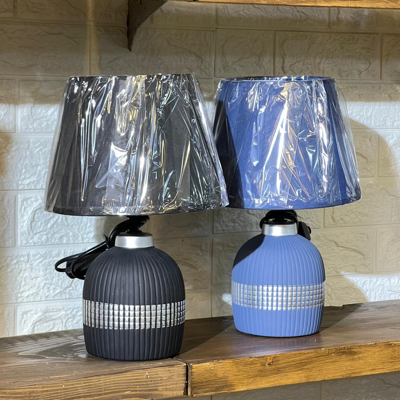 Lined Round Lamp