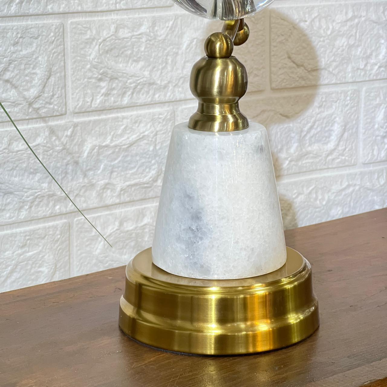 Luxury Gold & Marble Base Crystal
