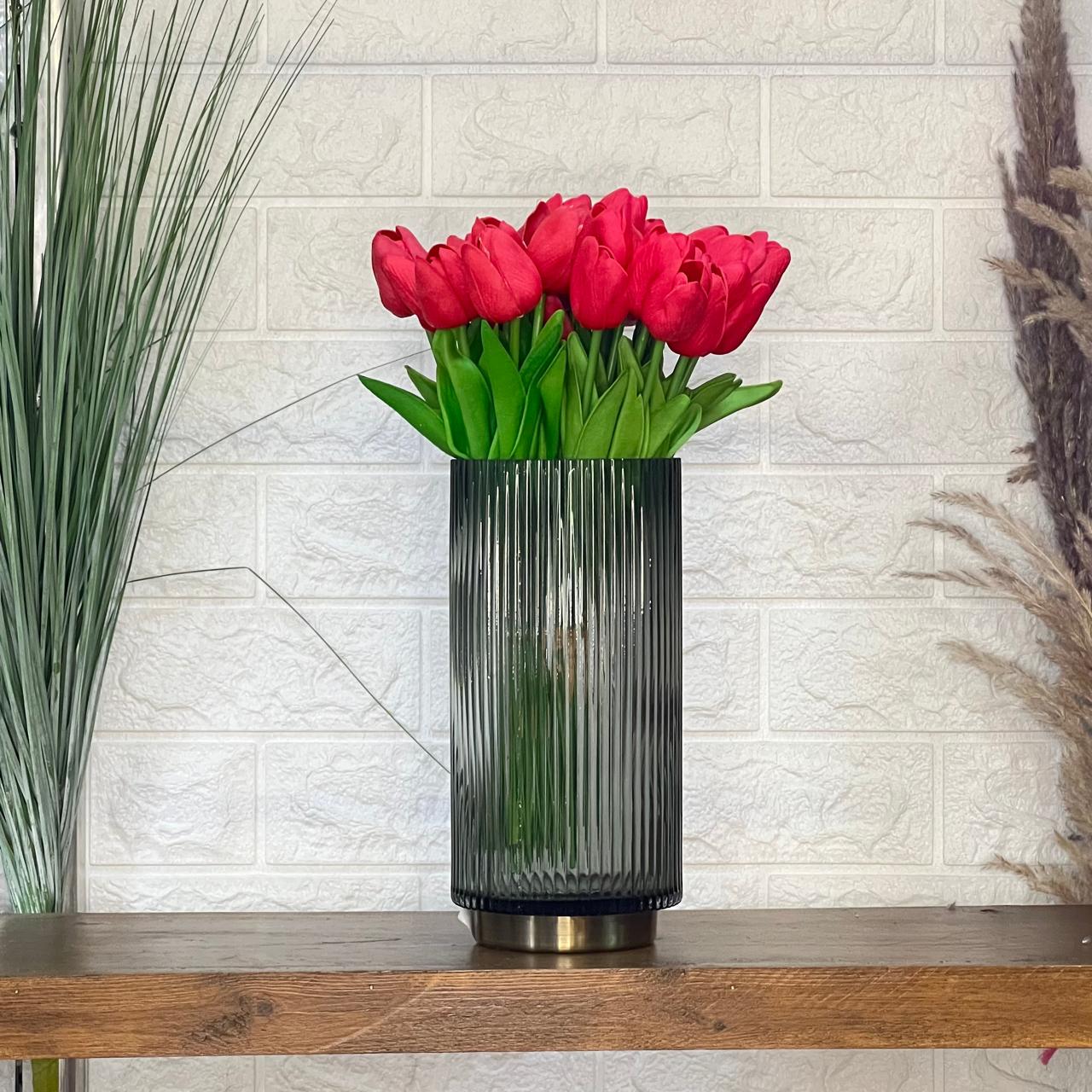 Luxury Black Tint Vase