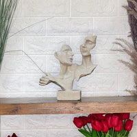 Abstract Hugging Sculpture