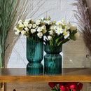 Turquoise Vase Set