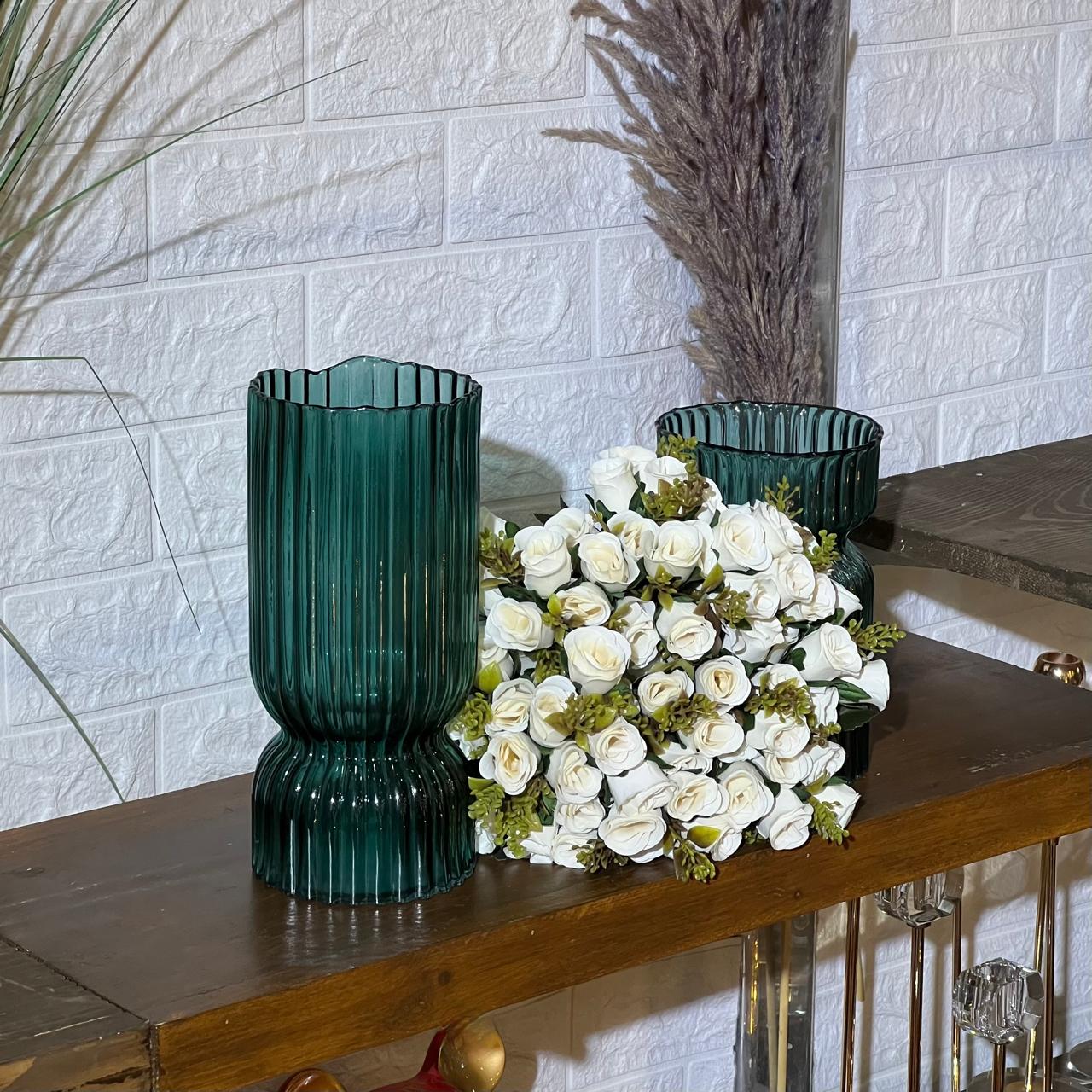 Turquoise Vase Set
