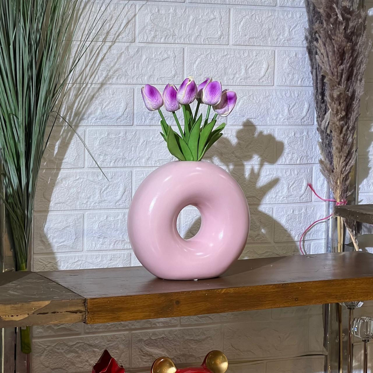 Circle Ceramic Vase