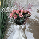 White Plaster Vase