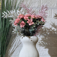 White Plaster Vase