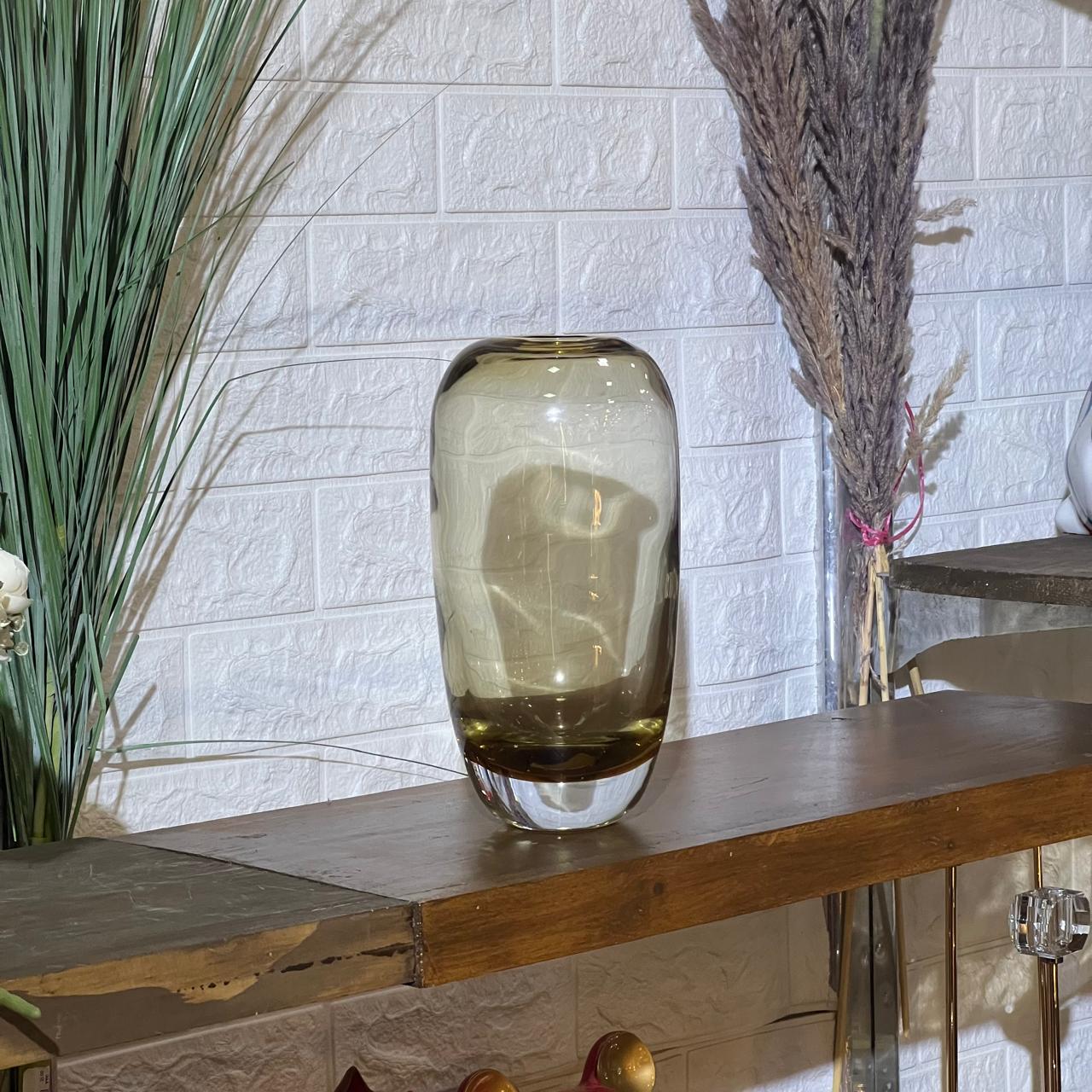 Yellow Tint Minimal Vase
