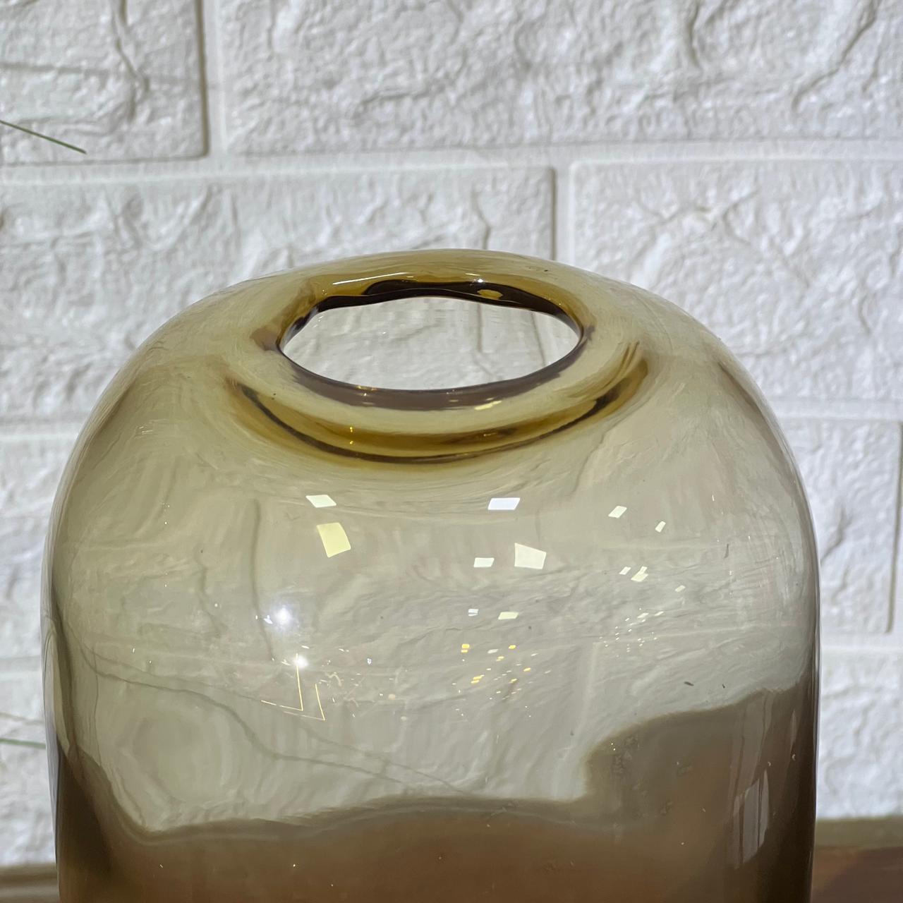 Yellow Tint Minimal Vase