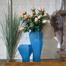 Ice Blue Vase Set