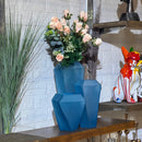 Ice Blue Vase Set