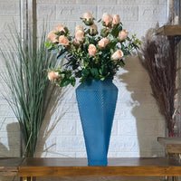Ice Blue Vase Set