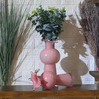 Pink Drip Vase Set