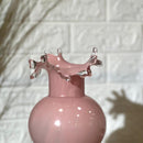 Pink Drip Vase Set
