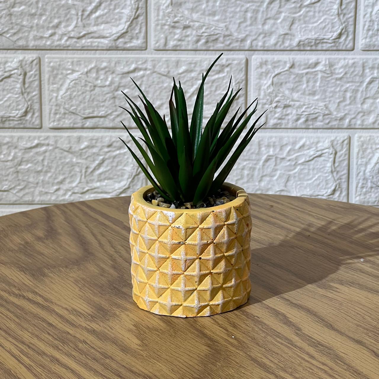 pineapple plant container Pineapple Pot Artificial Plant – Okash & Kash
