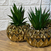 Chrome Golden Pot Arrangement