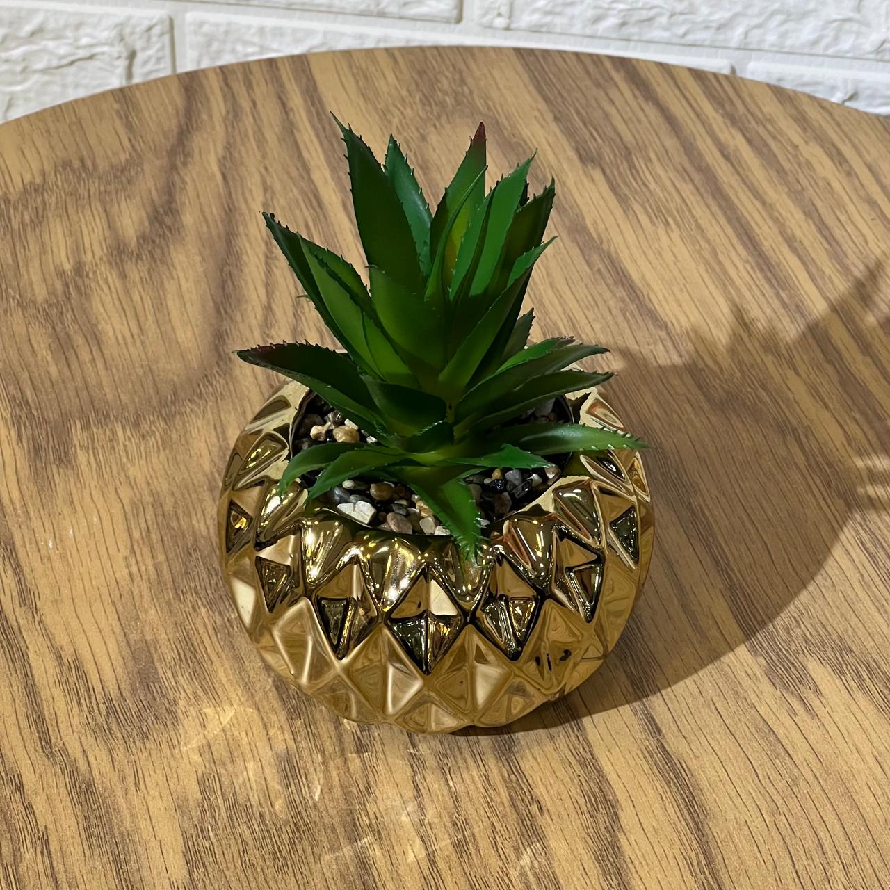 Chrome Golden Pot Arrangement
