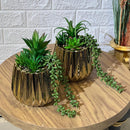 Big Gold Chrome Artificial Arrangement