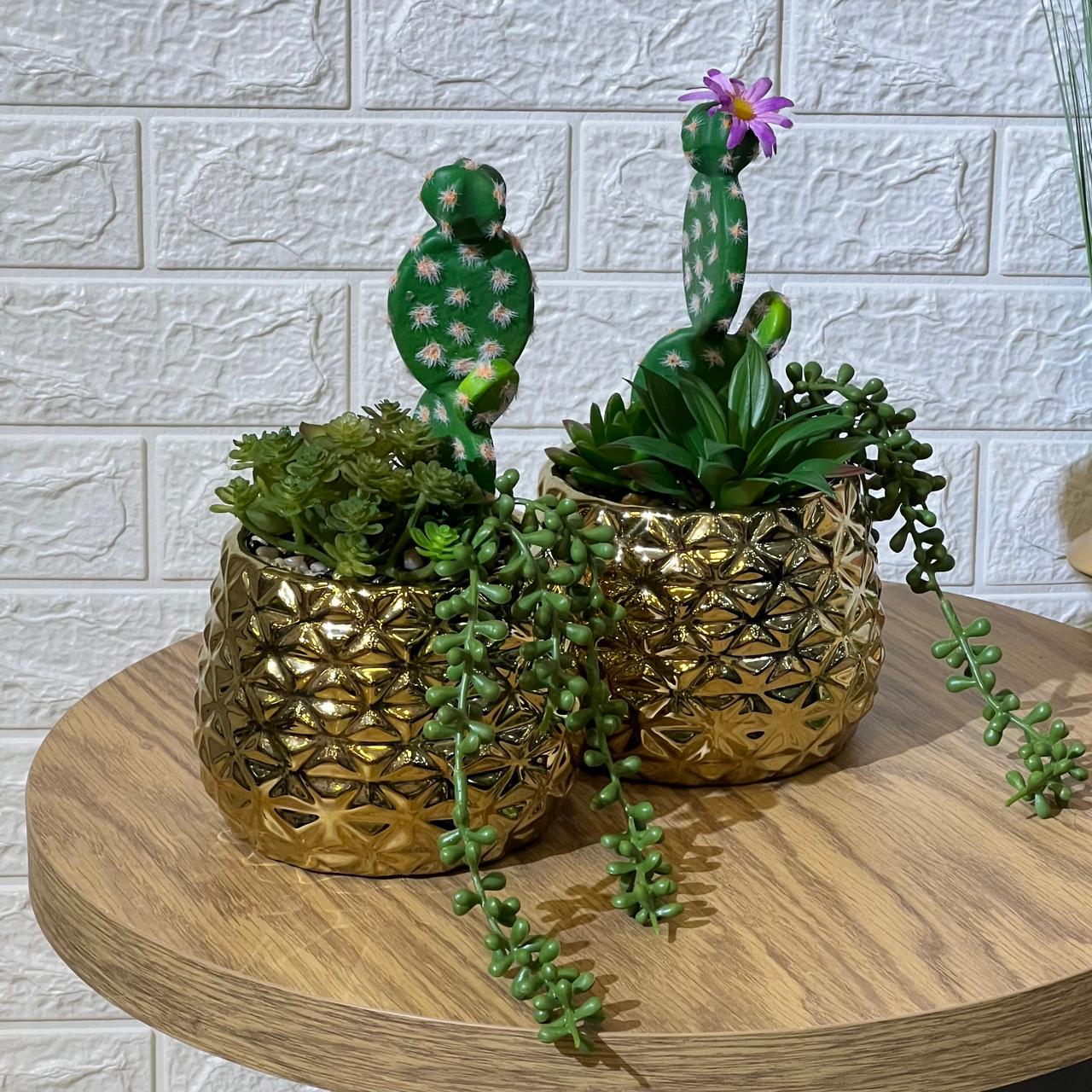 Chrome Arrangement Cactus