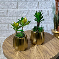 Matte Golden Pot Arrangement