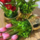 Golden Pot Rose Arrangement