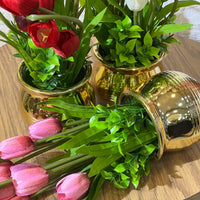 Golden Pot Rose Arrangement
