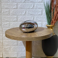 Chrome Egg Tissue Box