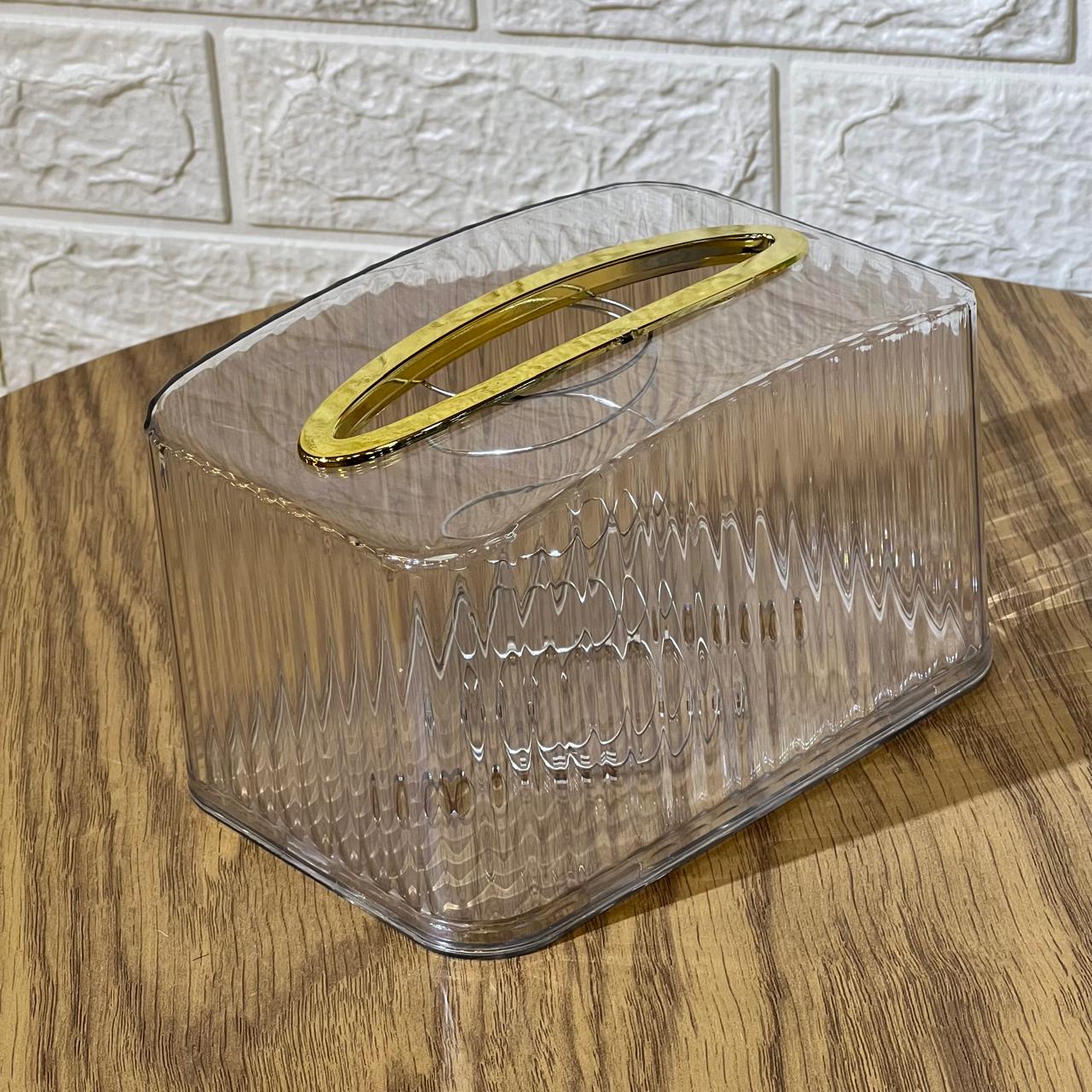 Transparent Spring Tissue Box