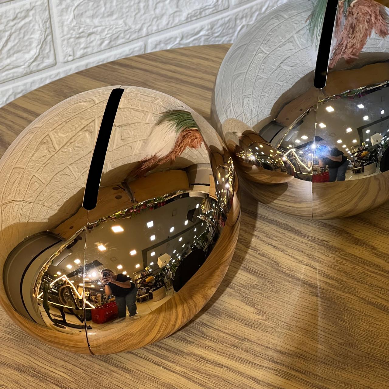 Chrome Egg Tissue Box