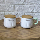 Colored Handle Mug