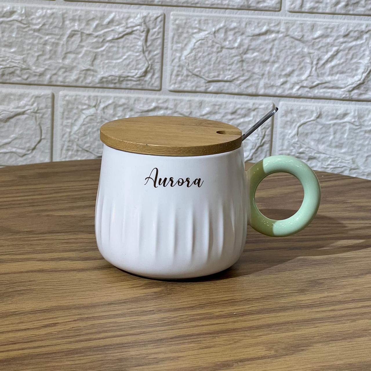 Colored Handle Mug