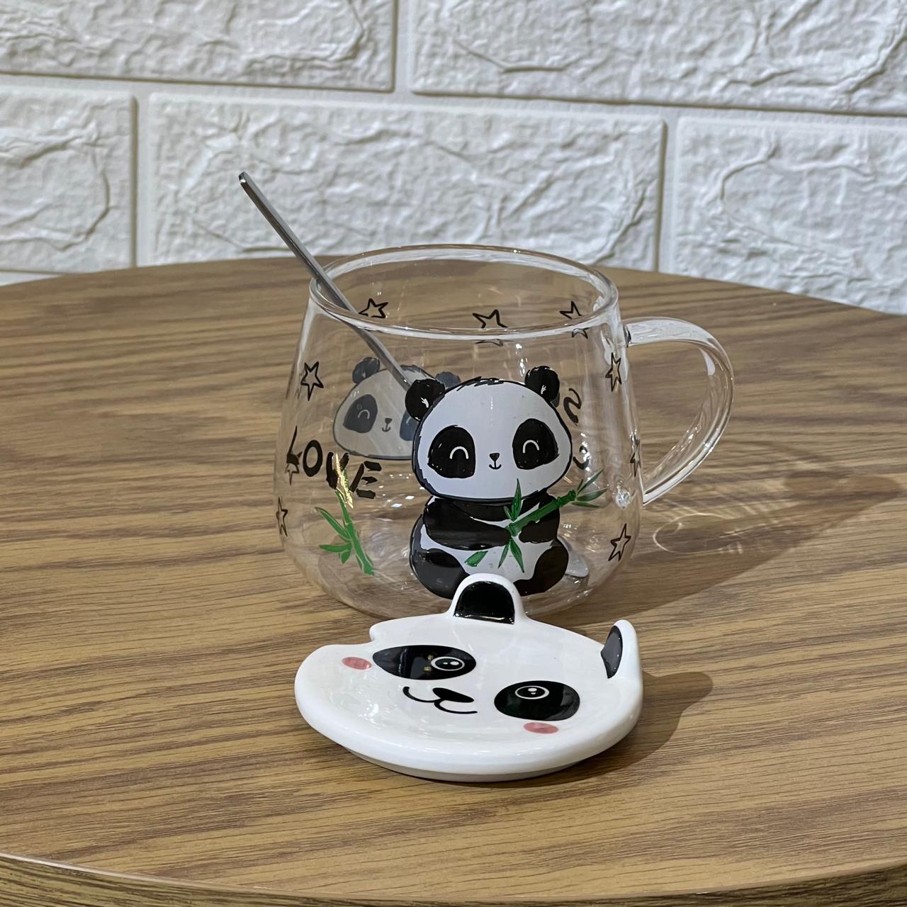 Cute Clear Panda Mug