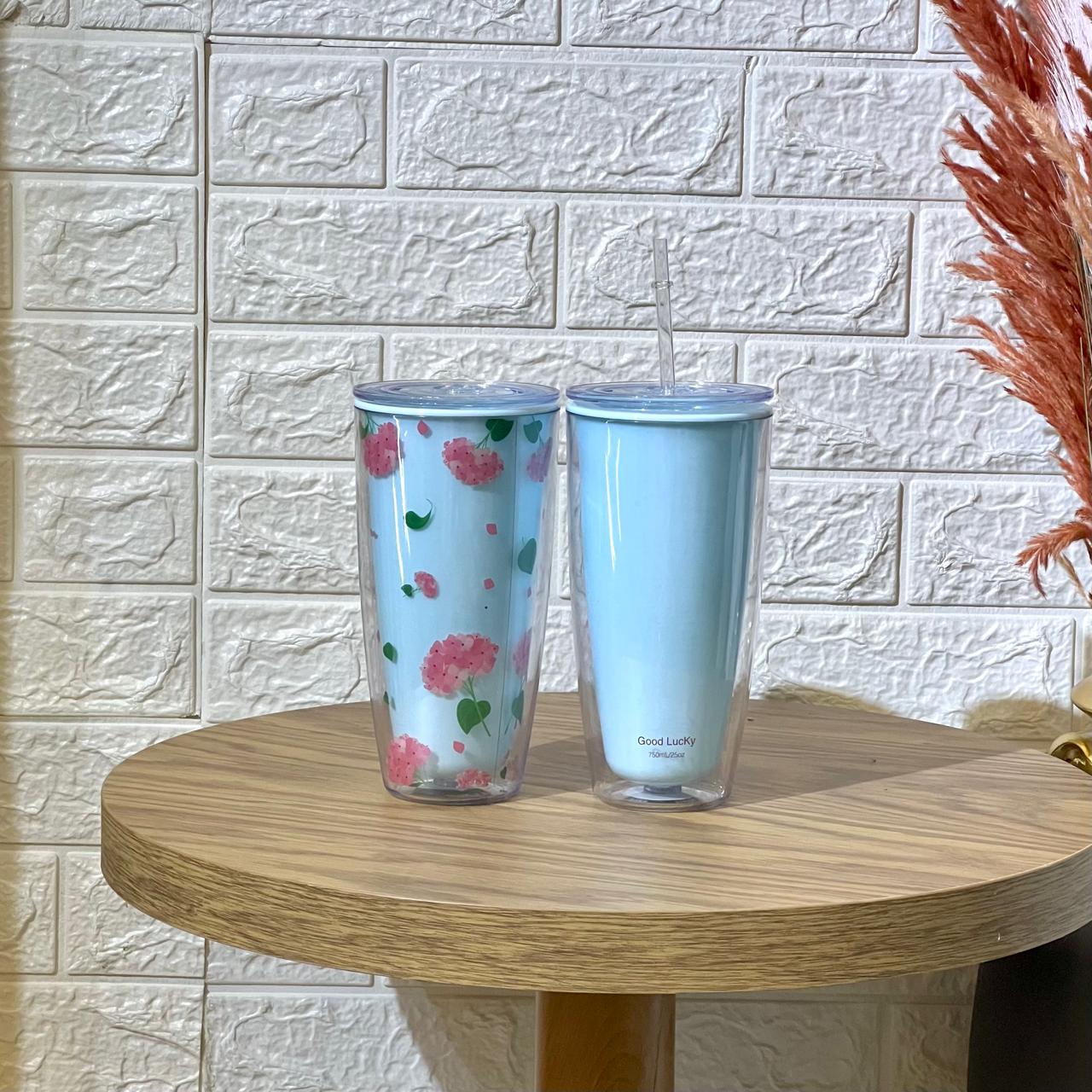 Blue Hard Plastic Cup