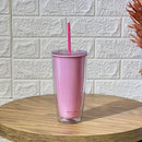 Pink Hard Plastic Cup