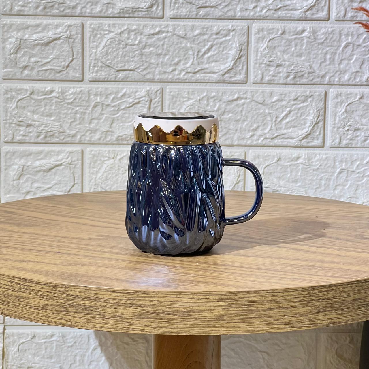 Closing Lid Colorful Mug