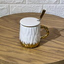 Chrome Base Ceramic Mug