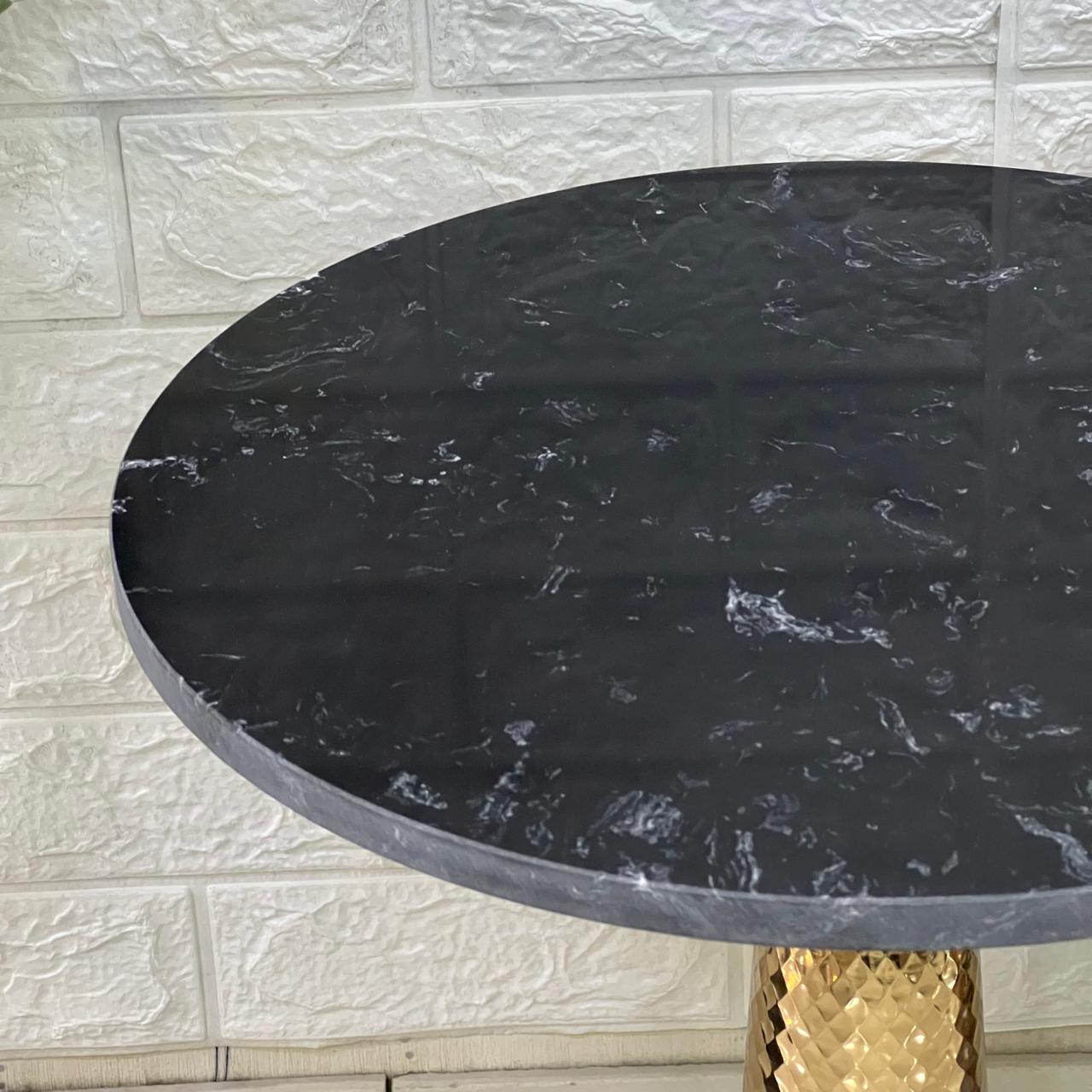 Black Marble Look Top Table