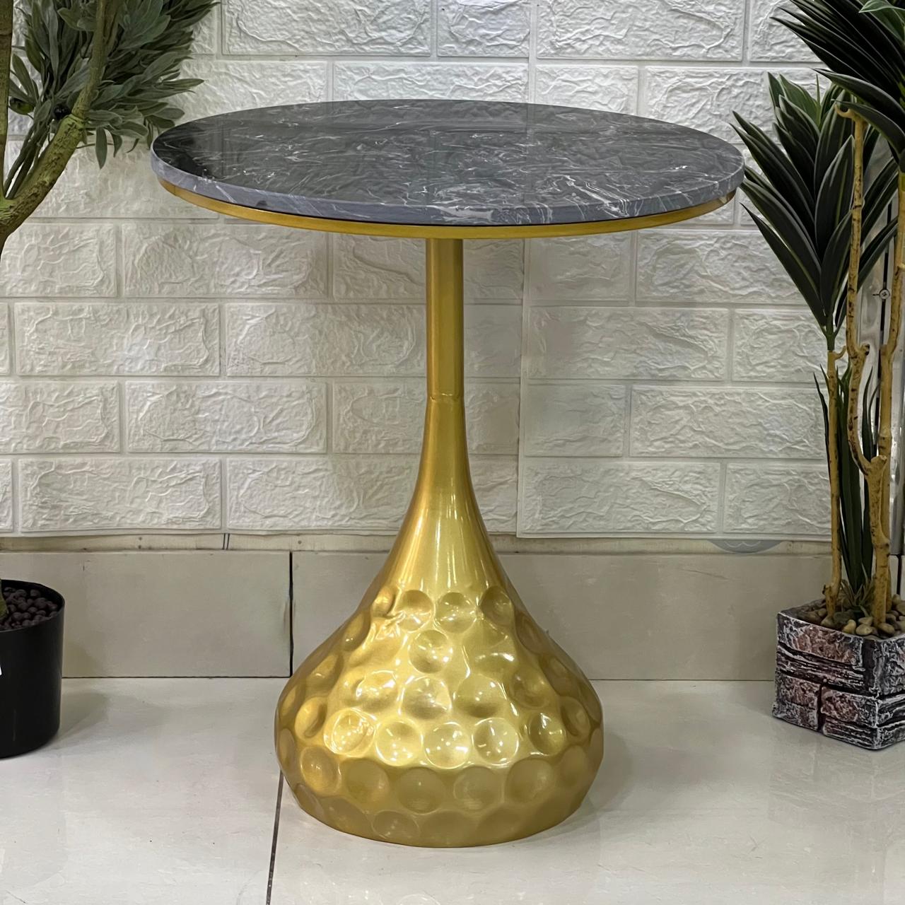 Modern Black Marble Top Table