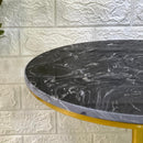 Modern Black Marble Top Table