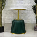 Leather Green Envy Base Table