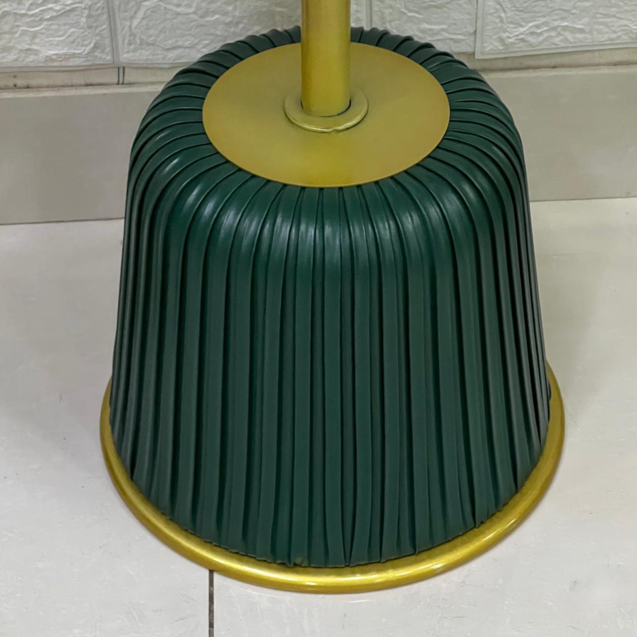 Leather Green Envy Base Table