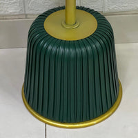 Leather Green Envy Base Table