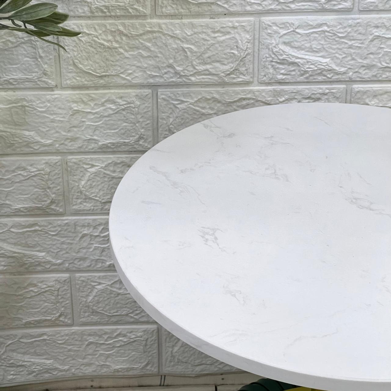 Leather Green Envy Base Table
