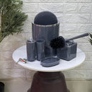 Gloss Grey 5 - Piece Bathroom Set